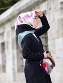 El boyama  Twill İpek Eşarp thumbnail 3