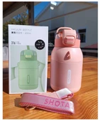 Shotay Dome Çelik Termos Matara 800Ml Siyah thumbnail 4