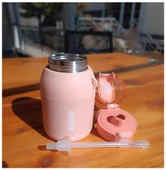 Shotay Dome Çelik Termos Matara 800Ml Pembe thumbnail 5