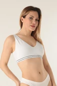DoReMi Seamless Kalın Askılı Büstiyer Crop Top thumbnail 2