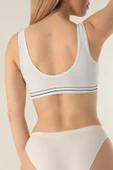 DoReMi Seamless Kalın Askılı Büstiyer Crop Top thumbnail 3