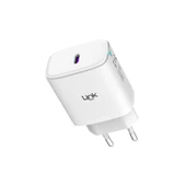 LinkTech C310 25W PD 3.0 USB-C Şarj Adaptörü Beyaz thumbnail 1