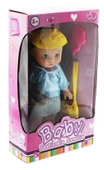 Mavi Saten Elbiseli Et Bebek thumbnail 4