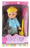 Mavi Saten Elbiseli Et Bebek thumbnail 3
