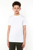 Beyaz Çocuk Bisikletyaka Basic Tshirt thumbnail 1