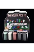 200 Chip Texas Hold'em Poker Set thumbnail 3