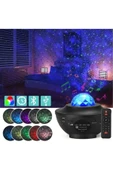 Projektör Bluetooth Hoparlör Lazer Işıklı Disko Lambası thumbnail 1