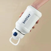 Shotay Çelik Termos Matara 720Ml Beyaz thumbnail 3