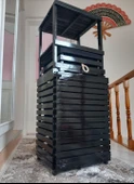 Ahşap çamaşır sepeti thumbnail 4