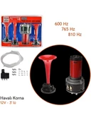Korna 12V 3Lü Havali Motorlu thumbnail 2