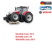 Bruder Steyr 6300 Terrus Traktör Oyuncak thumbnail 2