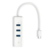 TP-LINK UE330C USB Type-C 3-Port Hub ve Gigabit Ethernet Adaptörü thumbnail 1