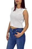 Kadın Askılı Fitilli Crop BGL-ST04298 thumbnail 7