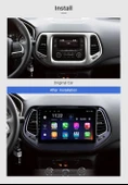 AVGO JEEP COMPASS 2017+ MULTİMEDYA NAVİGASYON USB KAMERA CARPLAYER thumbnail 2