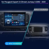 DARWİLL CITROEN JUMPY/SPACETOURER (2016+) MULTİMEDYA NAVİGASYON USB KAMERA CARPLAYER 6 RAM thumbnail 2