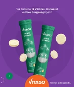 2li-Vitago Multivitamin, Multimineral 20li Efervesan Tablet thumbnail 2