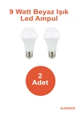 Lightech Led (2 Adet) 9w Ampul Beyaz Işık Led Ampul thumbnail 1