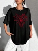 Baskılı T-shirt - Siyah thumbnail 2