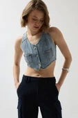 Denim Cepli Yelek thumbnail 1