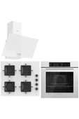 FERRE ANKASTRE SET (QBL62CB-SS206-D087) BEYAZ thumbnail 1