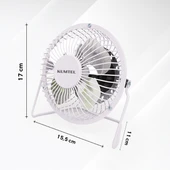 Kumtel 4'lü Masaüstü USB Fan thumbnail 5