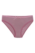 6 Adet Yıldız Bayan Bambu Bikini Külot Gül Kurusu 3909 thumbnail 1