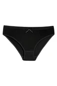 6 Adet Yıldız Bayan Bambu Bikini Külot Siyah 3911 thumbnail 1