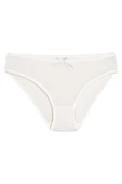 6 Adet Yıldız Bayan Bambu Bikini Külot Ekru 3912 thumbnail 1