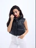 7240 DERİ YELEK-SİYAH thumbnail 4