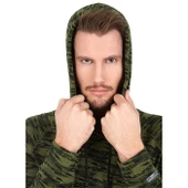 BlackSpade Termal Sweatshirt Yeşil Kapşonlu thumbnail 2