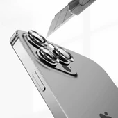 iPhone 12 Pro Max CL-07 Kamera Lens Koruyucu thumbnail 7