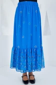 Saks Desenli Şifon Etek 8010 thumbnail 3