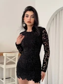 Suff Çiçek Detaylı Elbise thumbnail 4