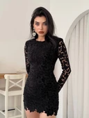 Suff Çiçek Detaylı Elbise thumbnail 2