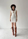 Nadia Kemerli Mini Elbise thumbnail 4