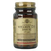 Solgar Vitamin D3 1000 IU 100 Çiğnenebilir Form thumbnail 1