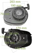 Emak K800 Motor Starter Komple thumbnail 2
