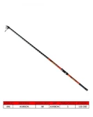 Captain 1696 Method 420Cm Tele Surf Kamış 100-200Gr Atarlı thumbnail 2