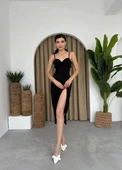 Papalia Sırt Detaylı Elbise thumbnail 3