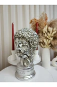 Dekoratif Çiçekli Hermess Heykel Biblo thumbnail 8