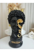 Dekoratif Çiçekli Hermess Heykel Biblo thumbnail 4