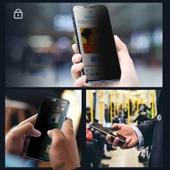 Apple iPhone 16E Davin 5D Privacy Cam Ekran Koruyucu thumbnail 2