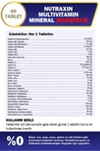 Nutraxin Multivitamin Mineral Immune Complex 60 Tablet thumbnail 3