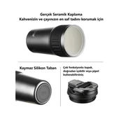 Tkk Çelik Termos Mug 630ML Koyu Gri thumbnail 4