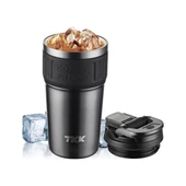 Tkk Çelik Termos Mug 630ML Koyu Gri thumbnail 3