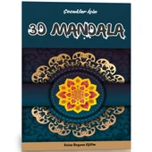 Çocuklar İçin 3D Mandala Kitabı (40 Seçilmiş 3D Mandala) thumbnail 1