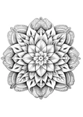 Çocuklar İçin 3D Mandala Kitabı (40 Seçilmiş 3D Mandala) thumbnail 5