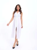 6510 ELBİSE-BEYAZ thumbnail 1