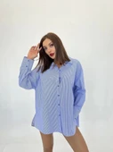 5464 GÖMLEK-MAVİ BEYAZ ÇİZGİLİ thumbnail 2