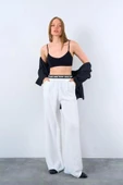 Dubayi Pantolon - Ekru thumbnail 1